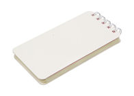 White Kraft Custom Spiral Bound Notebook Hardcover Offset Printing 80gsm