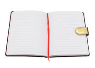 Red Gold Custom Journal Printing With Magnetic Closure PU Leather Cover