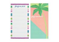 Promotional Notepad Printing / Personalized Magnetic Grocery Shopping List Notepad
