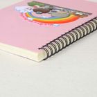 Custom 80 Sheets Coil Personalized Spiral Notebook School Student For Promotion