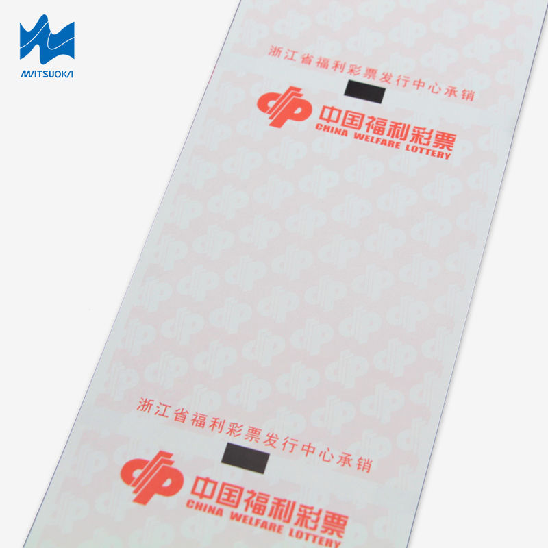Square Small Printed Thermal Ticket Roll Printing Movie Railway Admission