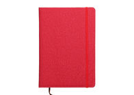 Girls Leather Notebooks With Company Logo Elastic Ribbon Soft Tough Embossing