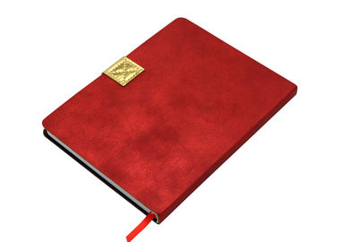 Red Gold Custom Journal Printing With Magnetic Closure PU Leather Cover