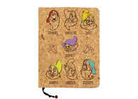 Wood Cover Custom Refillable Notebook With Photo On Front Multi Texture