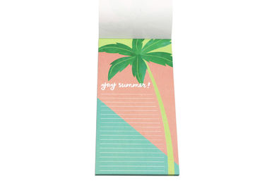 Promotional Notepad Printing / Personalized Magnetic Grocery Shopping List Notepad