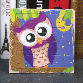 Plain Animal Custom Cardboard Jigsaw Puzzles  Die Cut Paper Kids Educational