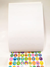 Round Kids Paper Sticker Book Printing , Personalized Stickers