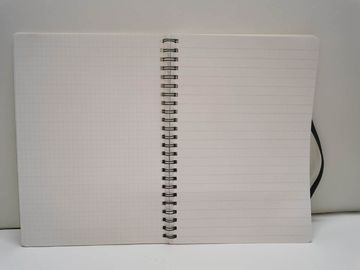 Yellow Color PVC Hard Cover Spiral Notebook Printing For Promotional Gift