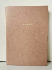 Promotional Products Custom Made Journal Book Sewing Binding With A Pink PU Cover