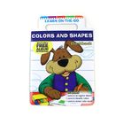 Handle Workbook Childrens Book Printing For Colors And Shapes Learning, Cute Puppy Purse Book