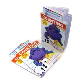 Custom Counting Education Children's Book Printing, Cute Hippo Purse Book