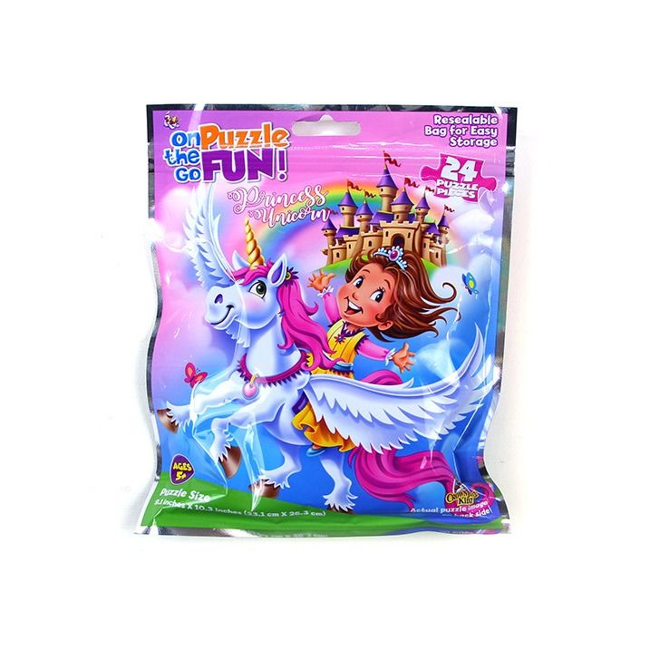 Princess Unicorn Custom Childrens Puzzles 23.1*26.3cm Size Easy To Take